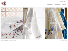 Tablet Screenshot of kismet-tekstil.com